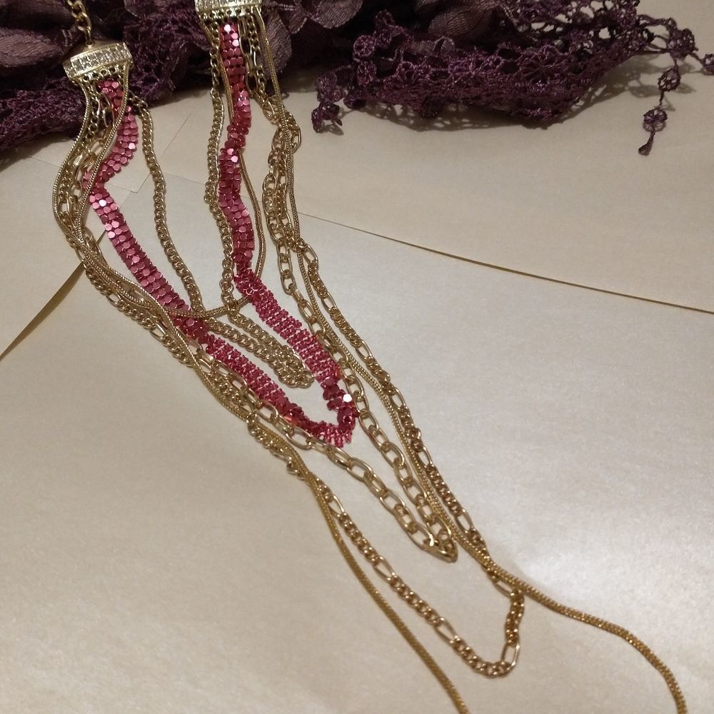 Long Multistrand Necklace!